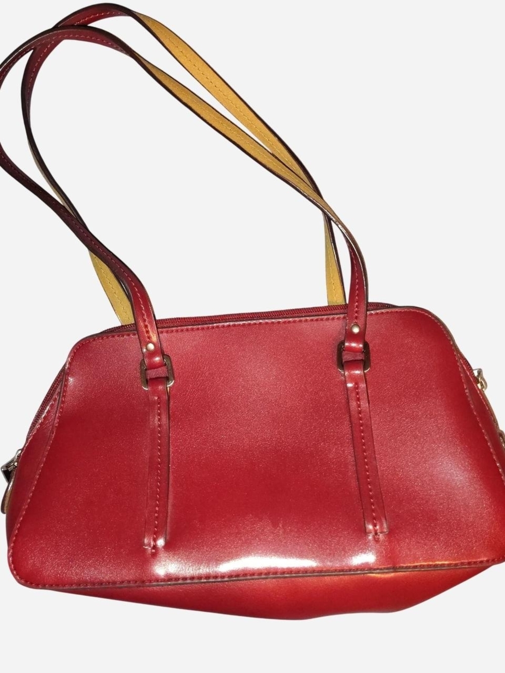 Women's Red Shoulder Bag - Sleek Everyday Tote